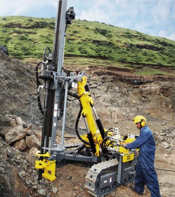 AirROC T35 Pneumatic Surface Ore Mining Tophammer Drill Rigs-Hole diameter: 64mm-102mm (2 1/2''-4''), Drilling depth: 15m