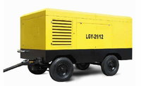750cfm 12 bar portable electric screw drilling compressor capacity 21m3/min working Pressure 1.2Mpa