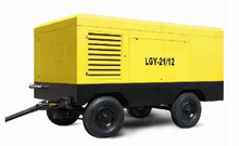 750cfm 12 bar portable electric screw drilling compressor capacity 21m3/min working Pressure 1.2Mpa