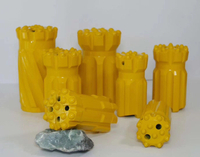 Top hammer rock drilling tools button bits